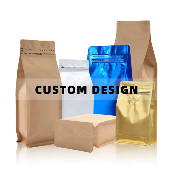 Custom Flat Bottom Pouches