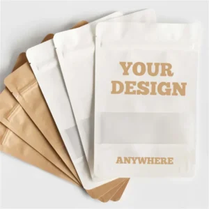 Kraft Paper Stand Up Pouches